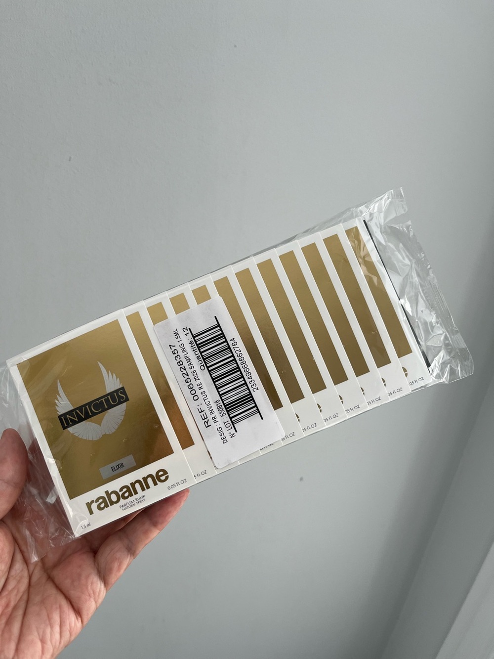 Rabanne Invictus Elixir
12 x 1.5ml Cologne
Samples